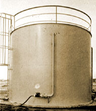 Herbicides storage tank Herbicides storage tank